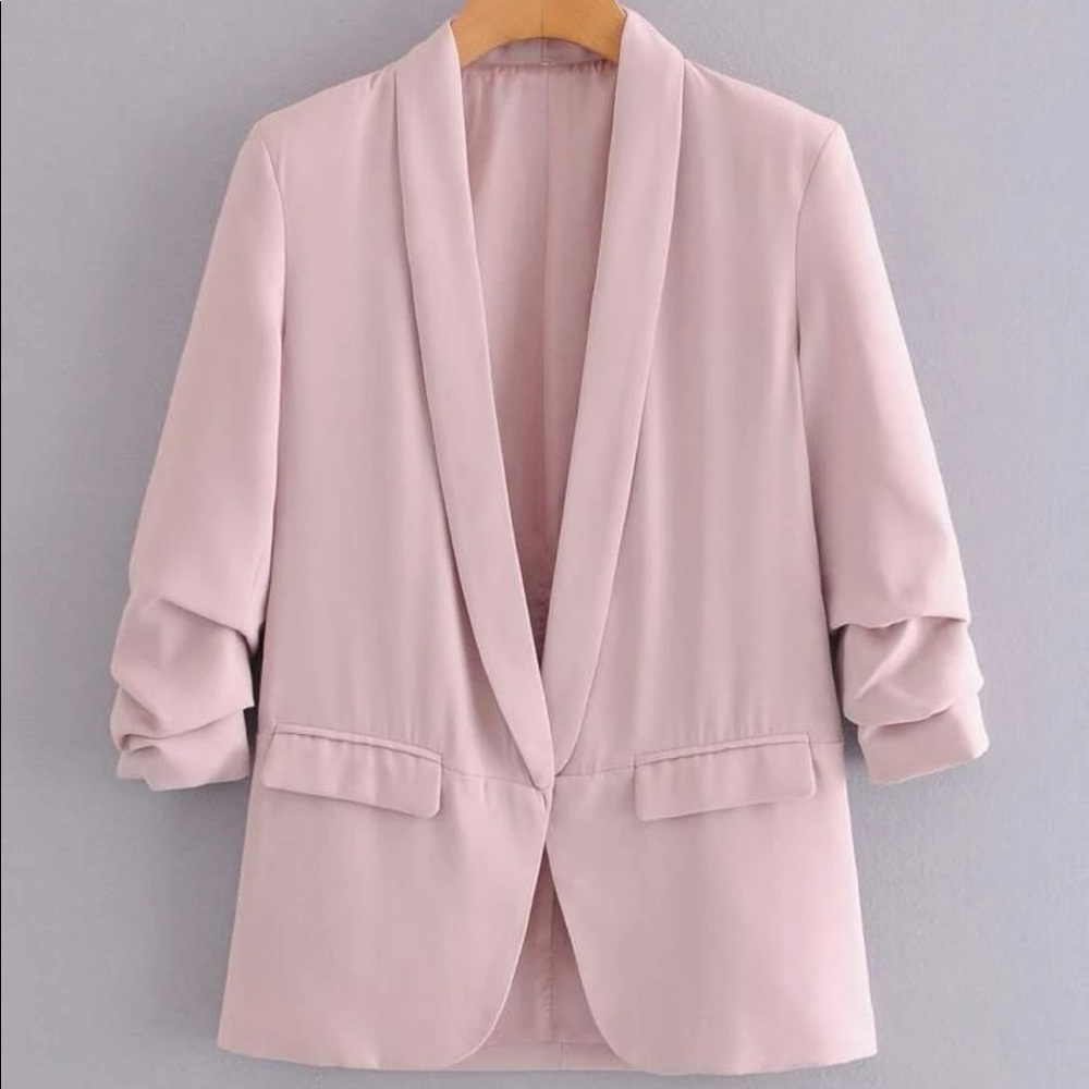 Pink blazer